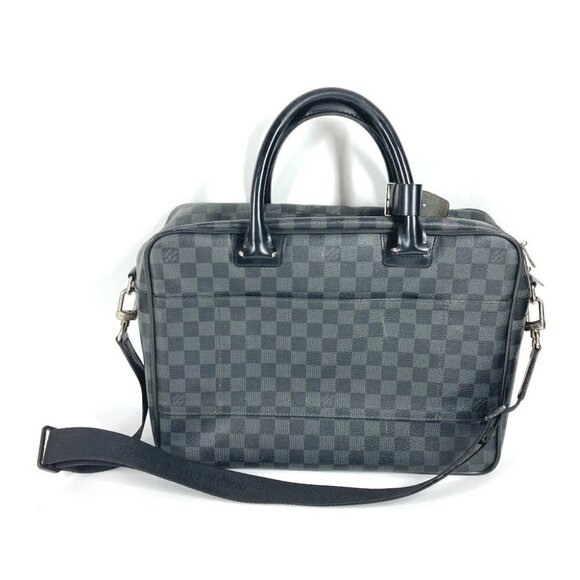 LOUIS VUITTON N23253 Damier Graphite Ikar Handbag Briefcase 2WAY Business bag